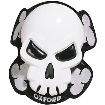 OXFORD slidery Skull, (bílé, pár) (M113-07)