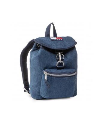 Tommy Hilfiger Tommy Jeans dámský tmavě modrý denim batoh HERITAGE DENIM BACKPACK