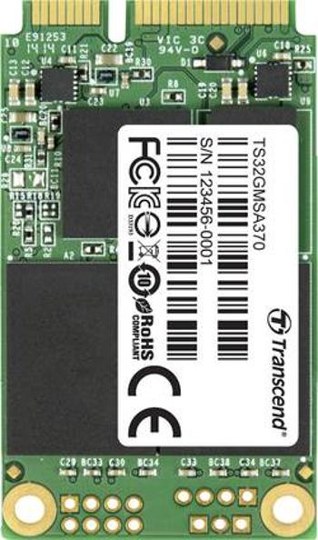 Interní mSATA SSD pevný disk 32 GB Transcend 370 Retail TS32GMSA370 mSATA