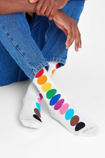 Ponožky Happy Socks pánské, bílá barva