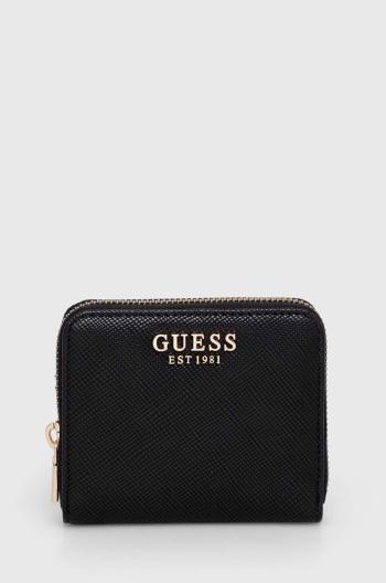 Peněženka Guess LAUREL černá barva, SWZG85 00370