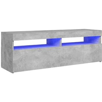 SHUMEE s LED osvětlením betonově šedý 120 × 35 × 40 cm  (804377)