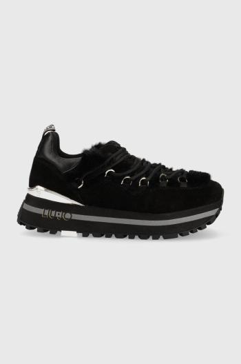 Sneakers boty Liu Jo Maxi Wonder 17 černá barva