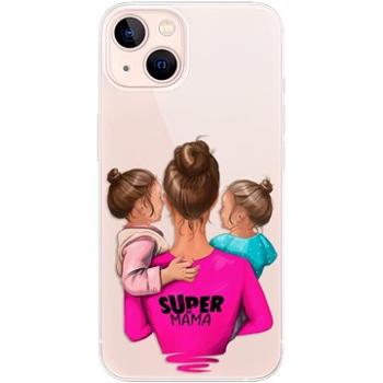 iSaprio Super Mama - Two Girls pro iPhone 13 (smtwgir-TPU3-i13)