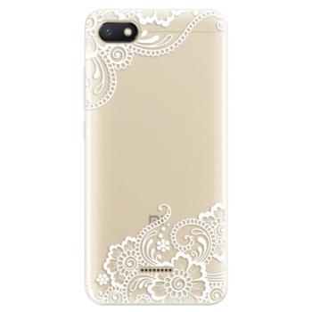 Odolné silikonové pouzdro iSaprio - White Lace 02 - Xiaomi Redmi 6A