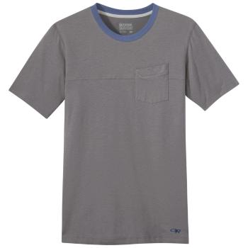 Pánské triko Outdoor Research Men's Axis S/S Tee, pewter velikost: L