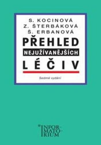 Přehled nejužívanějších léčiv - Kocinová S.