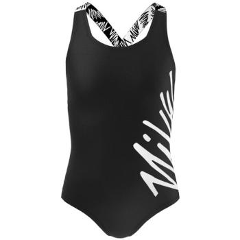 Nike SCRIPT LOGO Dívčí jednodílné plavky, černá, velikost XL