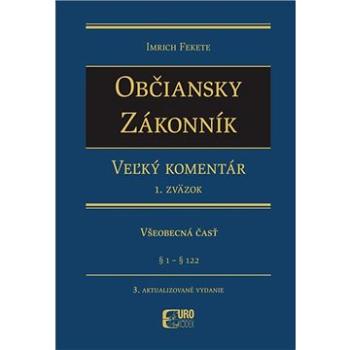 Občiansky zákonník Všeobecná časť: I. zväzok (978-80-8155-073-7)