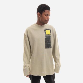 Pánské tričko A-COLD-WALL* Relaxed Cubist Longsleeve tričko ACWMTS098 COLD LIGHT GREY