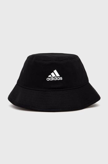 Bavlněná čepice adidas H36810.D černá barva, bavlněný