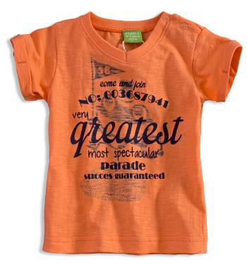 Kojenecké tričko PEBBLESTONE GREATEST oranžové Velikost: 68