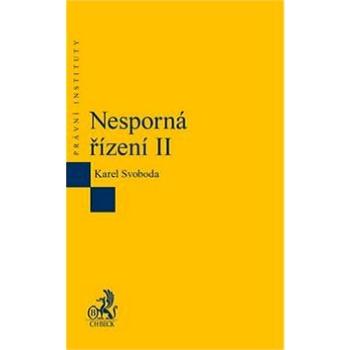 Nesporná řízení II EPI87 (978-80-7400-606-7)