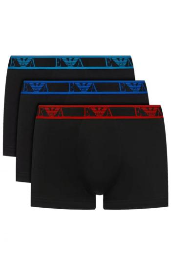 Armani Emporio Armani pánské černé boxerky - 3 ks