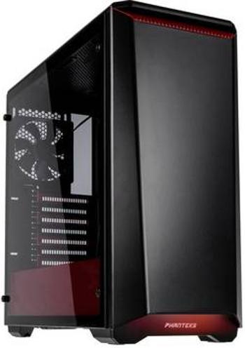 PC skříň midi tower Phanteks P400, černá, červená