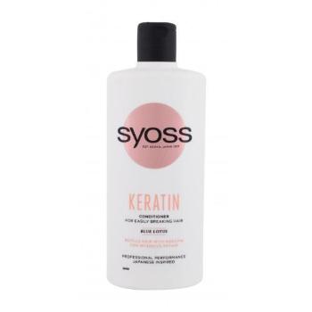 Syoss Keratin Conditioner 440 ml kondicionér pro ženy na lámavé vlasy; na suché vlasy