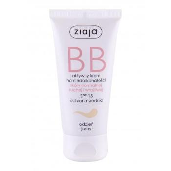 Ziaja BB Cream Normal and Dry Skin SPF15 50 ml bb krém pro ženy Light