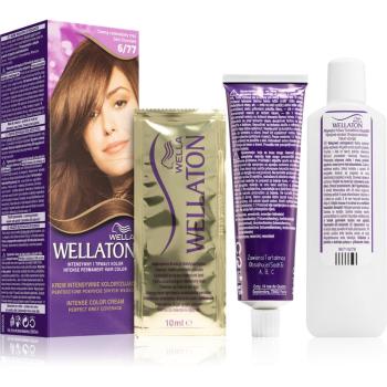 Wella Wellaton Permanent Colour Crème barva na vlasy odstín 6/77 Dark Chocolate
