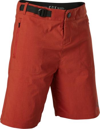 FOX Youth Ranger Short w/Liner - red clear M(24)