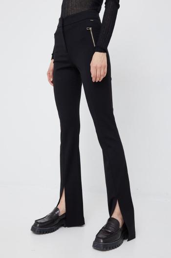 Kalhoty Joop! dámské, černá barva, přiléhavé, high waist