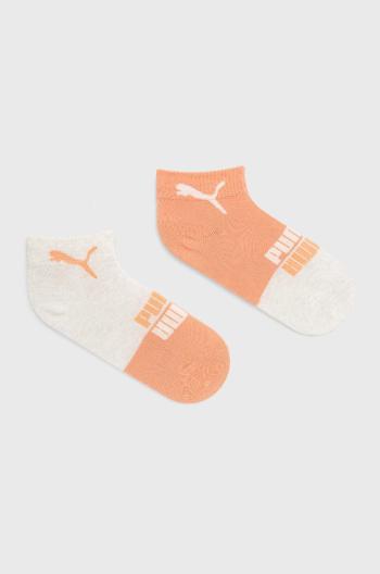 Dětské ponožky Puma 935462.G oranžová barva