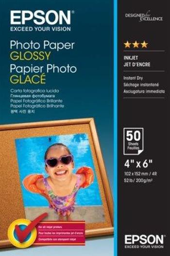 EPSON Photo Paper Glossy 10x15cm 50 listů, C13S042547