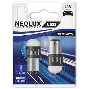 NEOLUX LED "P21/5W" 6000K, 12V, BAY15d (NP2260CW-02B)