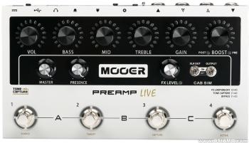 MOOER Preamp LIVE Kytarový zesilovač