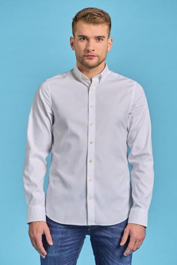 KOŠILE GANT SLIM PINPOINT OXFORD CLU BD bílá XL