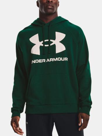 Under Armour UA Rival Fleece Big Logo HD Mikina Zelená