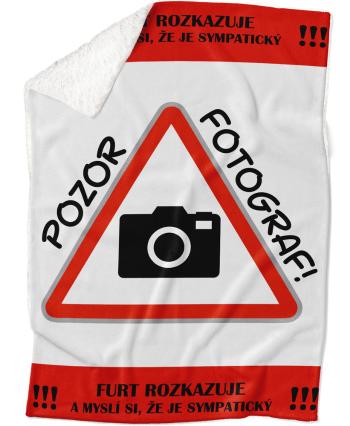 Deka Pozor fotograf (Podšití beránkem: ANO)