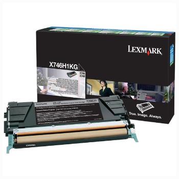 LEXMARK X746H1KG - originální toner, černý, 12000 stran