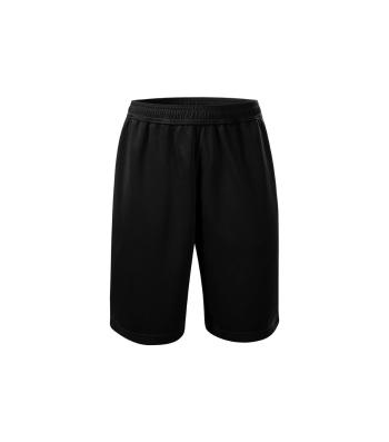 MALFINI Dětské šortky Miles - Černá | 134 cm (8 let)