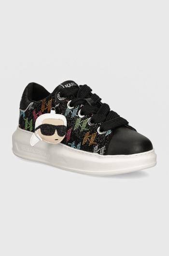 Sneakers boty Karl Lagerfeld KAPRI černá barva, KL62576M