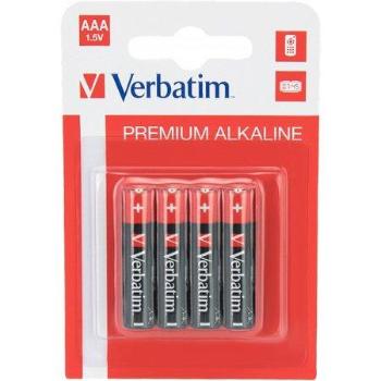 VERBATIM alkalická baterie 1,5V AAA/ blistr 4ks