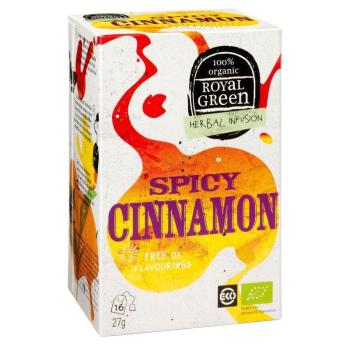 Royal Green bylinný čaj Spicy Cinnamon BIO 16 x 1.7 g