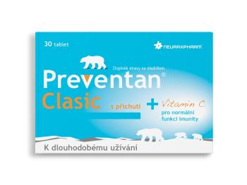 Preventan Clasic s příchutí 30 tablet