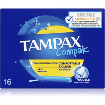 Tampax Compak Regular tampony s aplikátorem 16 ks