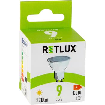 RLL 417 GU10 bulb 9W WW RETLUX