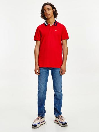 Tommy Jeans Polo triko Červená