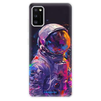 Odolné silikonové pouzdro iSaprio - Neon Astronaut - Samsung Galaxy A41