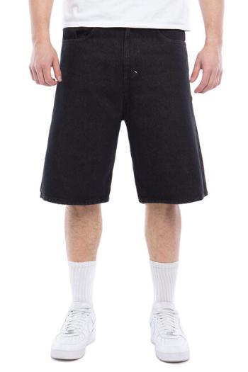 Mass Denim Shorts Jeans Slang baggy fit black rinse - W 34