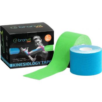 BronVit SPORT KINESIO TAPE SET 5CM X 6 M Set kinesiologických tejpů, modrá, velikost 600