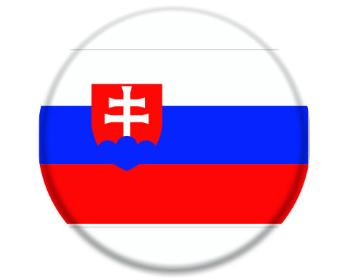 3D samolepky kruh - 5 kusů Slovensko