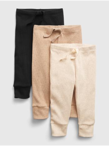 Černé klučičí kalhoty pull-on knit pants, 3ks