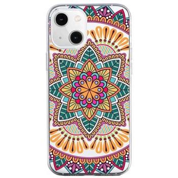 TopQ iPhone 13 mini silikon Happy Mandala 64681 (Sun-64681)