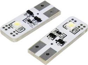 SMD LED sufitka Eufab, 13297, 0,7 W, W2.1x9.5d, 26 mm, bílá, 2 ks