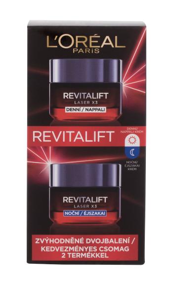 L'Oréal Paris Revitalift Laser X3 denní a noční krém, duopack 2 x 50 ml