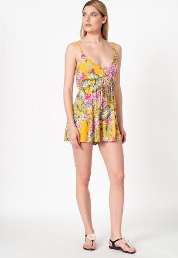 Guess GUESS dámský květinový overal Short Jumpsuit