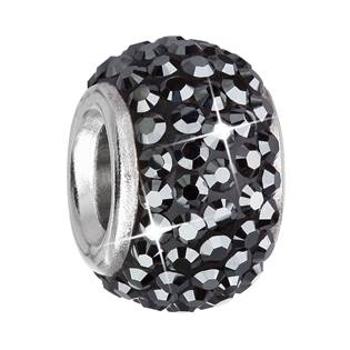 EVOLUTION GROUP CZ Stříbrný přívěšek korálek Crystals from Swarovski® Hematite - 34083.5 Hematite